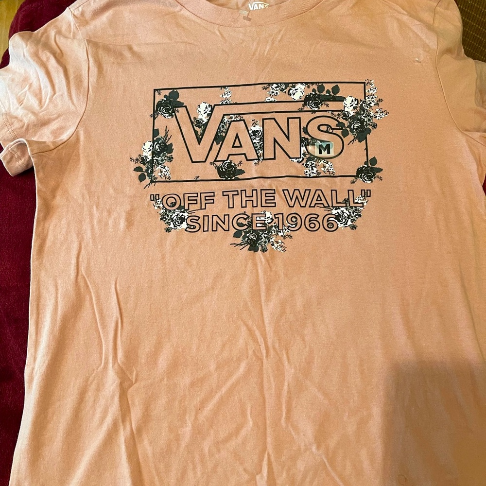 Vans pink tee